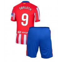 Atletico Madrid Alexander Sorloth #9 Replica Home Minikit 2024-25 Short Sleeve (+ pants)